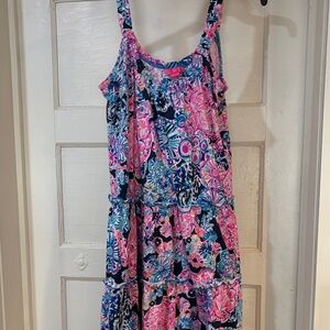 Lilly Pulitzer Floral Sleeveless Dress XS